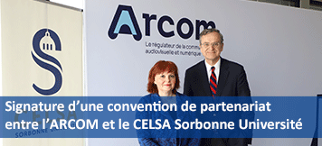 Partenariat Arcom - CELSA